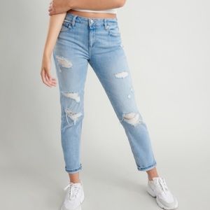 Ripped Girlfriend Jeans Garage (00)